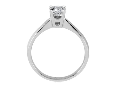 0.41 carat diamond solitaire ring