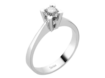 0.39 carat diamond solitaire ring