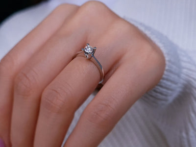 0.23 carat diamond solitaire ring