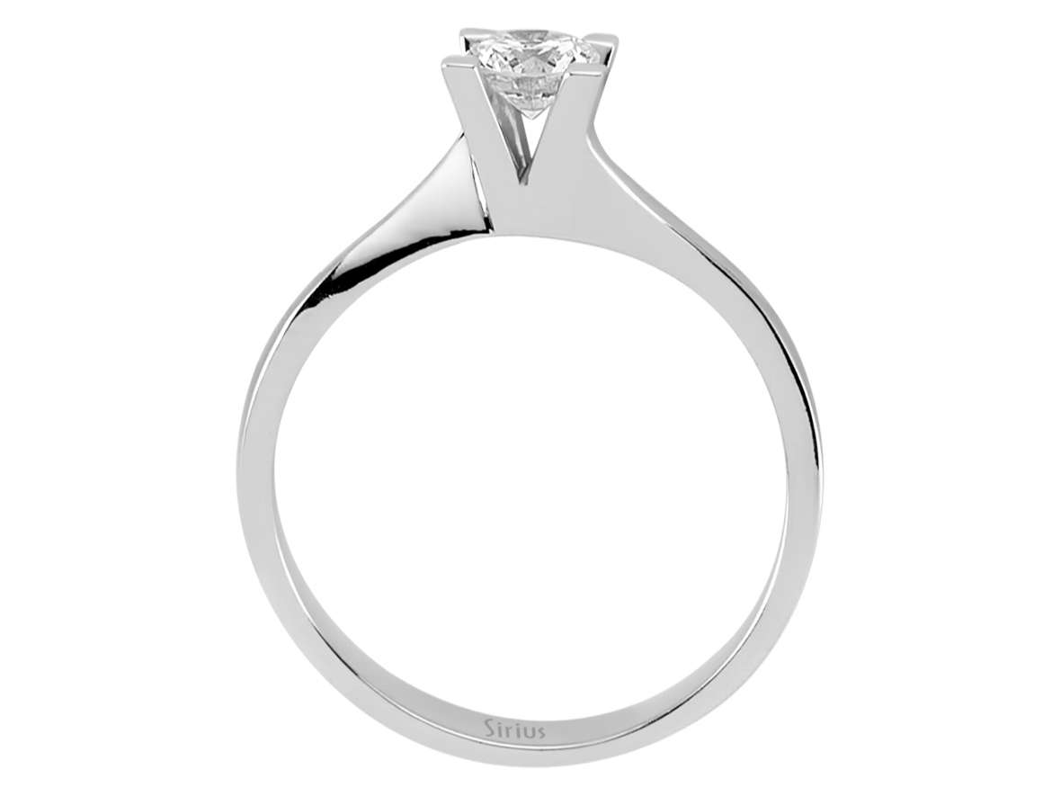 0,36 Karat Diamant Solitär Ring - handgefertigter Diamantschmuck aus Feingold | Sirius Diamant