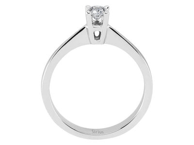 G Color 0.24 Carat Diamond Solitaire Ring
