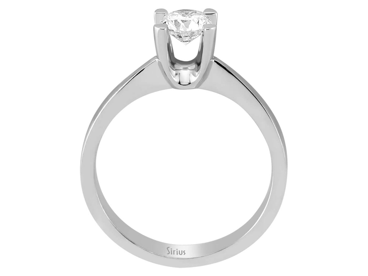 0,50 Karat Diamant Solitär Ring – handgefertigter Diamantschmuck aus Feingold | Sirius Diamant