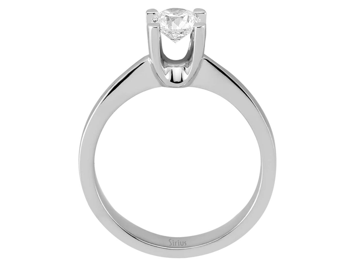 0,60 Karat Diamant Solitär Ring – handgefertigter Diamantschmuck aus Feingold | Sirius Diamant
