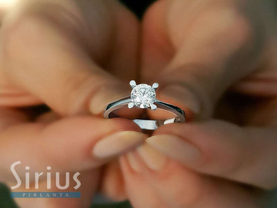 0.53 carat diamond solitaire ring