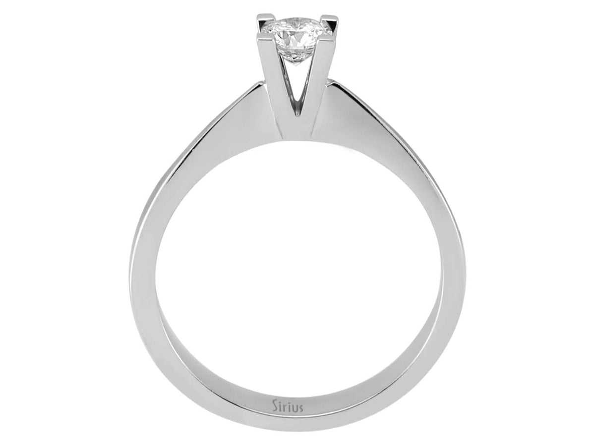 0,31 Karat Diamant Solitär Ring - handgefertigter Diamantschmuck aus Feingold | Sirius Diamant