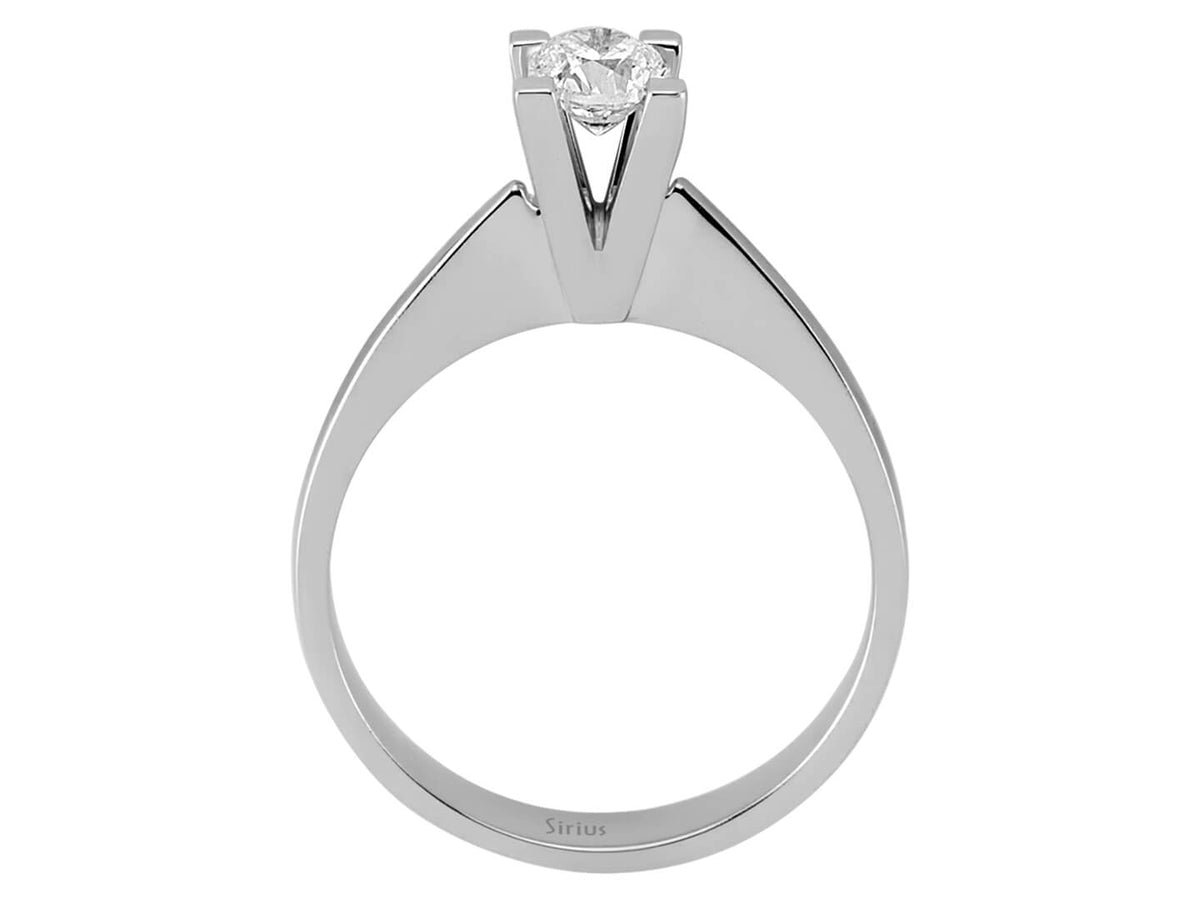 0,40 Carat Diamant Solitär Ring - handgefertigter Diamantschmuck aus Feingold | Sirius Diamant