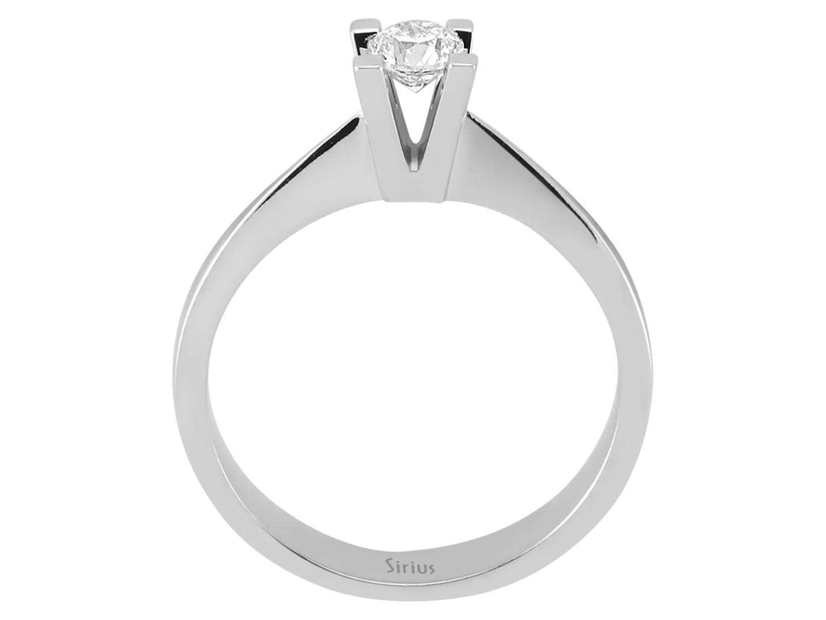 0,30 Karat Diamant Solitär Ring - handgefertigter Diamantschmuck aus Feingold | Sirius Diamant