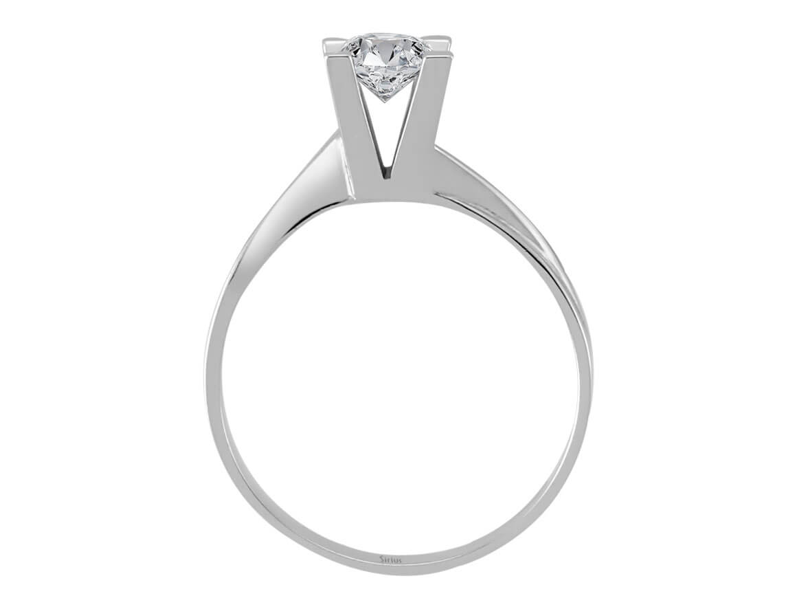 0,53 Carat Diamant Solitär Ring - handgefertigter Diamantschmuck aus Feingold | Sirius Diamant