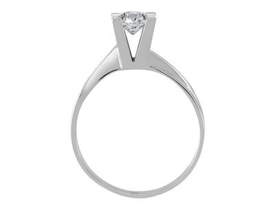 0.53 carat diamond solitaire ring