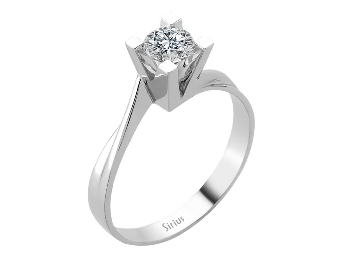 0,53 Carat Diamant Solitär Ring - handgefertigter Diamantschmuck aus Feingold | Sirius Diamant