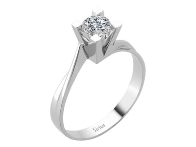 0.53 carat diamond solitaire ring