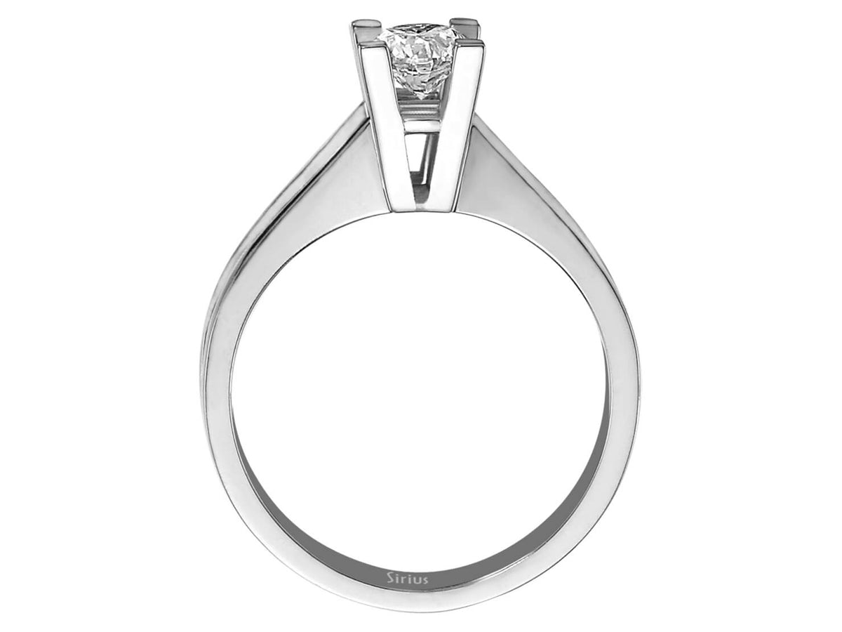 0,50 Karat Diamant Solitär Ring - handgefertigter Diamantschmuck aus Feingold | Sirius Diamant