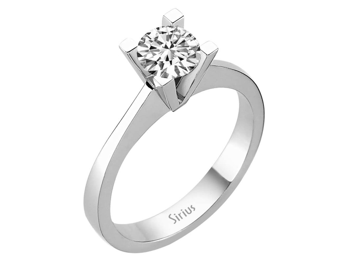 0,90 Carat Diamant Solitär Ring - handgefertigter Diamantschmuck aus Feingold | Sirius Diamant