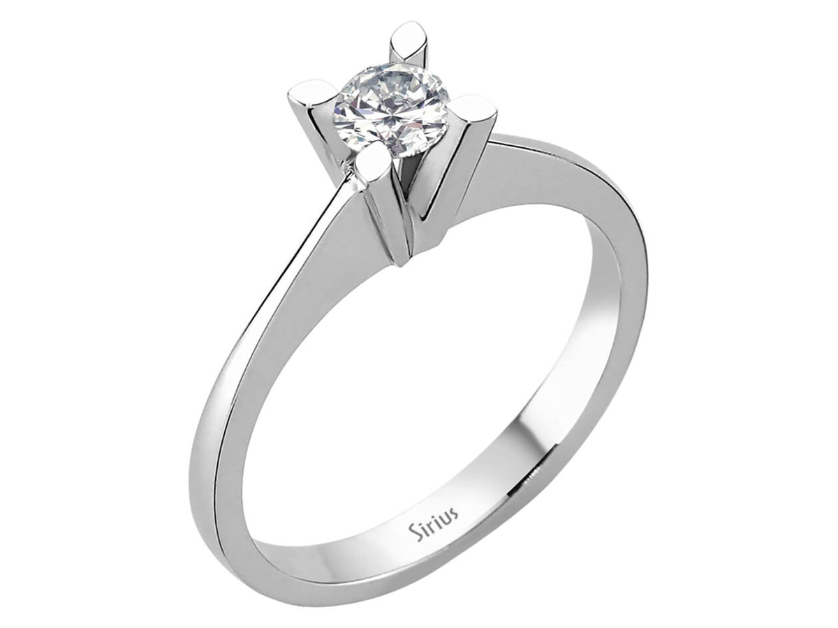 0,30 Carat Diamant Solitär Ring - handgefertigter Diamantschmuck aus Feingold | Sirius Diamant
