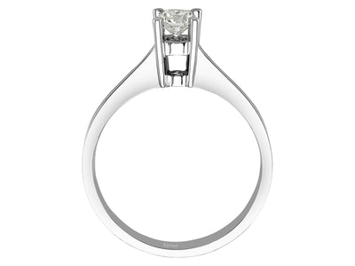 0.31 carat diamond solitaire ring