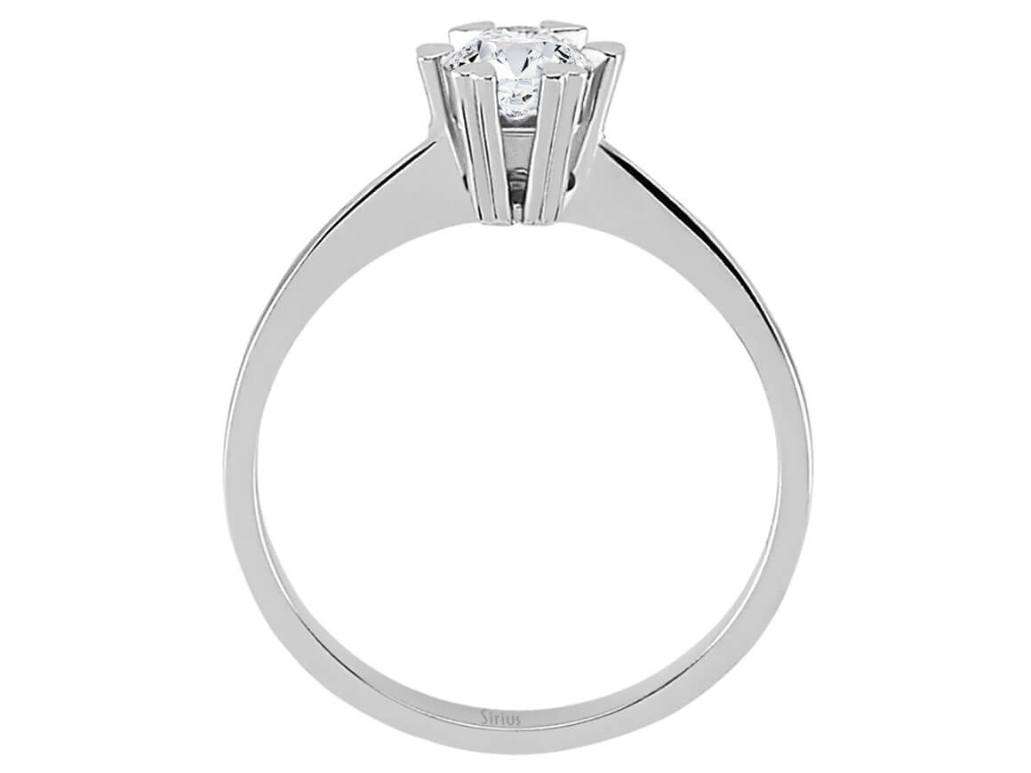 0,40 Carat Diamant Solitär Ring - handgefertigter Diamantschmuck aus Feingold | Sirius Diamant