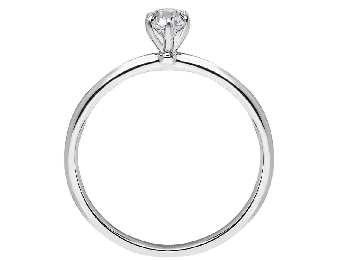 0,22 Carat Diamant Solitär Ring – handgefertigter Diamantschmuck aus Feingold | Sirius Diamant