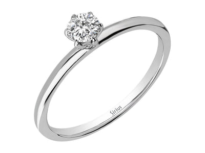 0.22 carat diamond solitaire ring