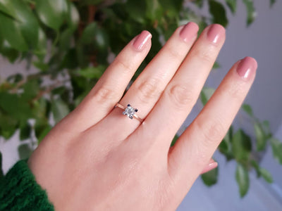 0.50 carat diamond solitaire ring