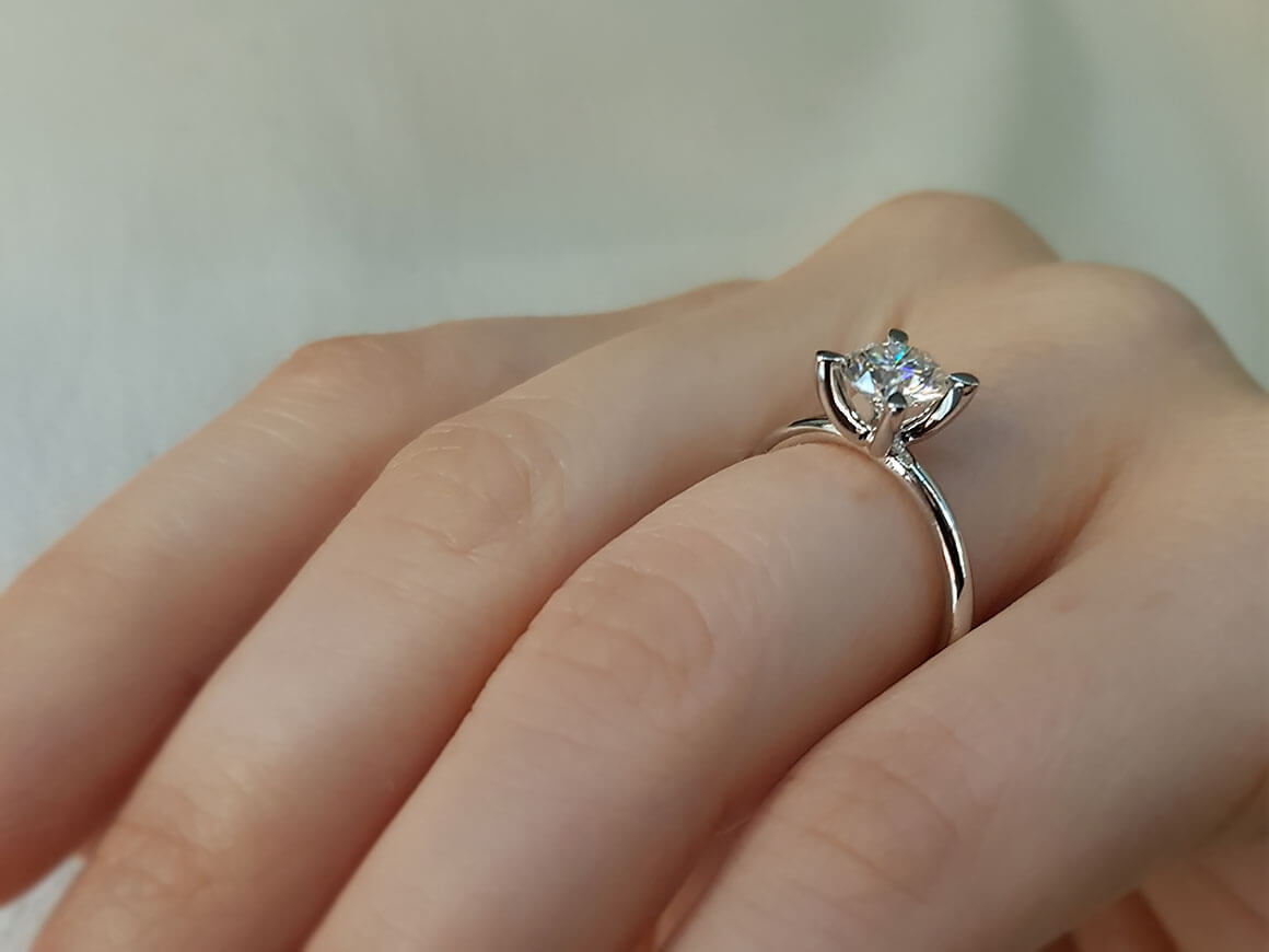 1.01 Carat Diamond Solitaire Ring