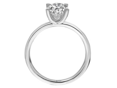 0.88 carat diamond solitaire ring