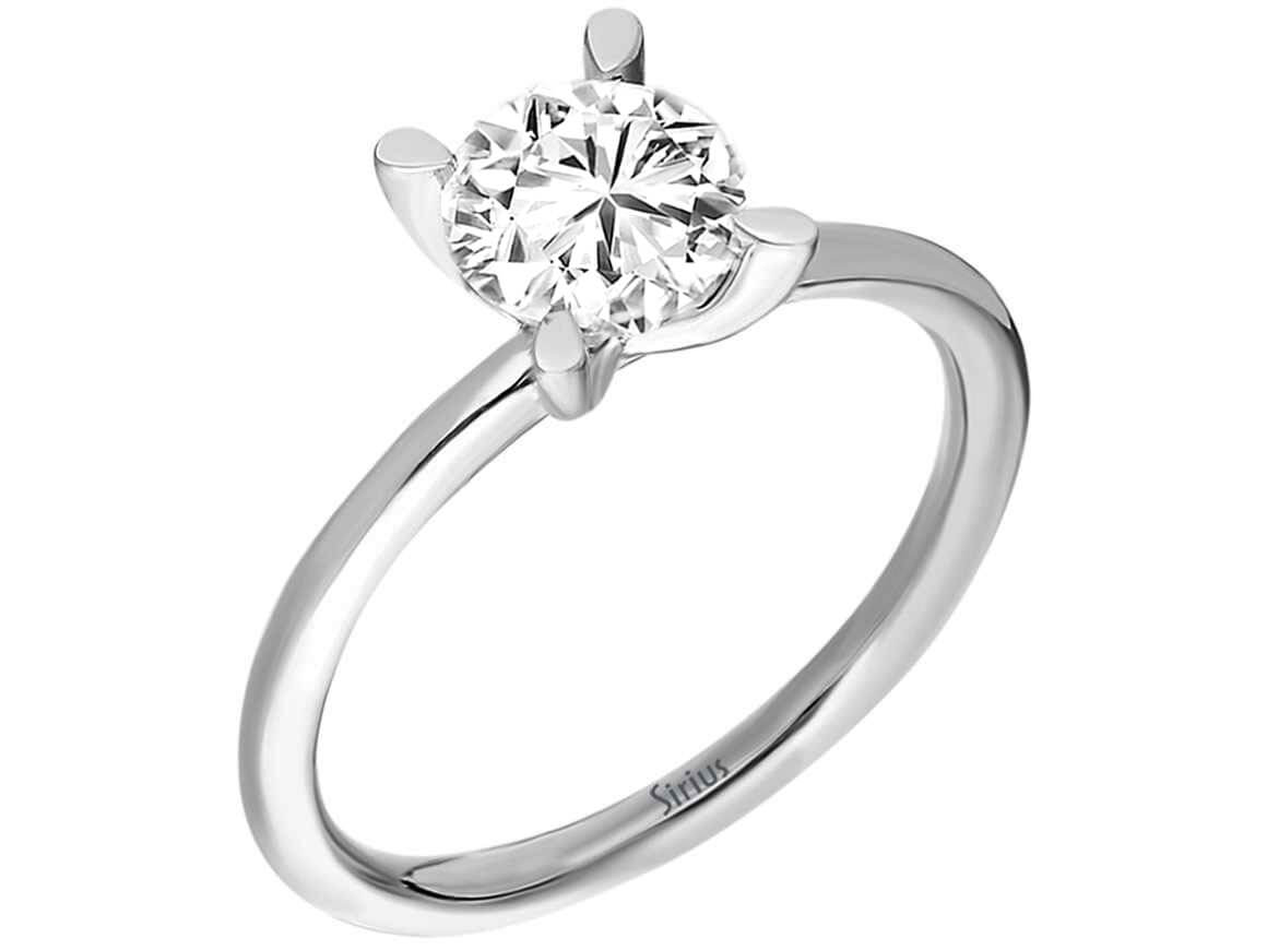0,88 Carat Diamant Solitär Ring - handgefertigter Diamantschmuck aus Feingold | Sirius Diamant