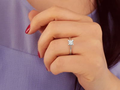 0.35 carat diamond solitaire ring