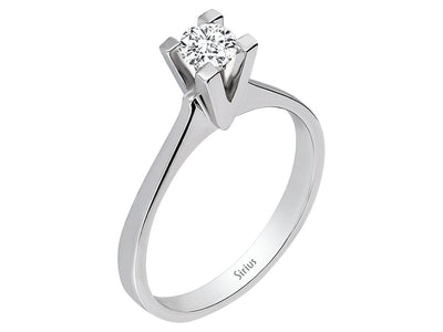 0.35 carat diamond solitaire ring