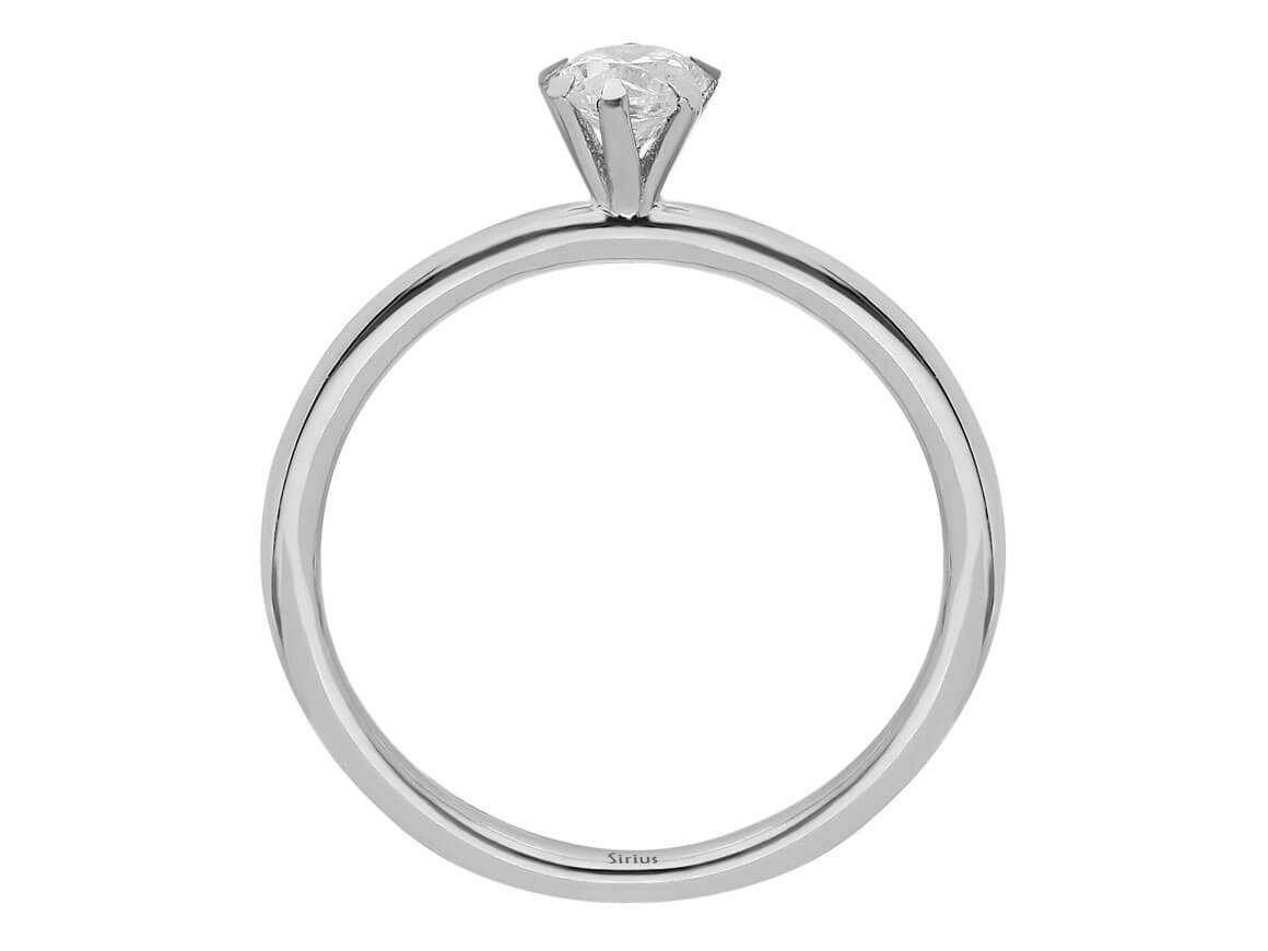 0,33 Carat Diamant Solitär Ring - handgefertigter Diamantschmuck aus Feingold | Sirius Diamant