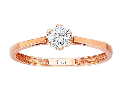 G color 0.40 carat solitaire diamond ring