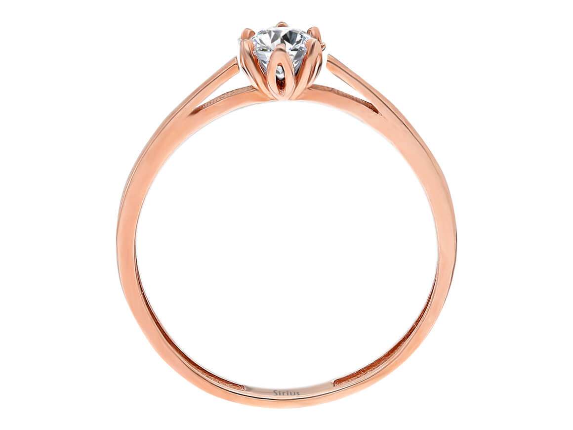 G Farbe 0,40 Karat Solitär Diamantring - handgefertigter Diamantschmuck aus Feingold | Sirius Diamant