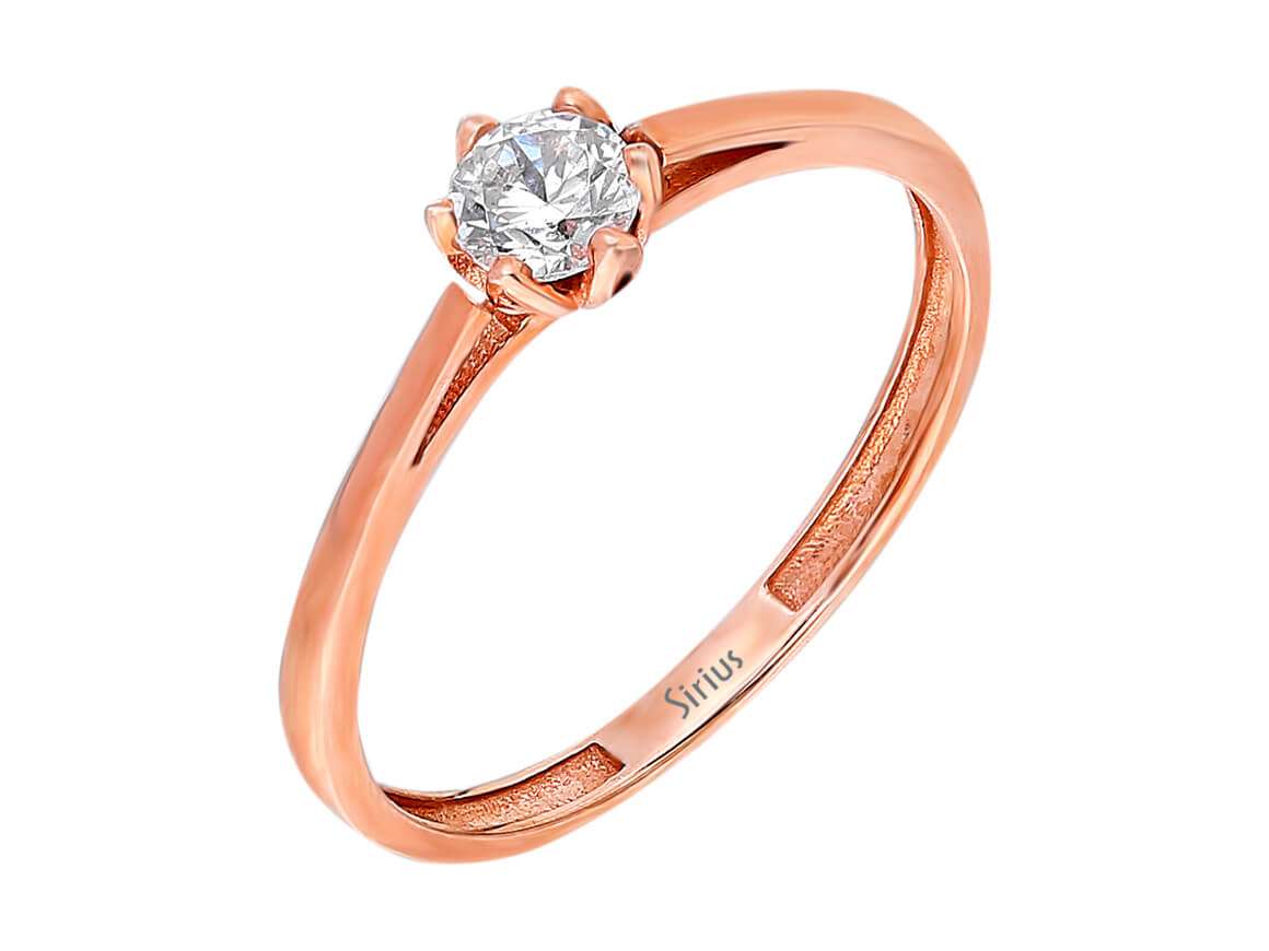 G Farbe 0,40 Karat Solitär Diamantring - handgefertigter Diamantschmuck aus Feingold | Sirius Diamant