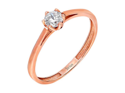 G color 0.40 carat solitaire diamond ring