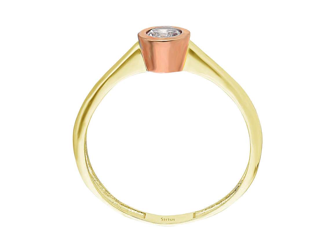 G-Farbe 0,22 Karat Diamant-Solitär-Ring - handgefertigter Diamantschmuck aus Feingold | Sirius Diamant