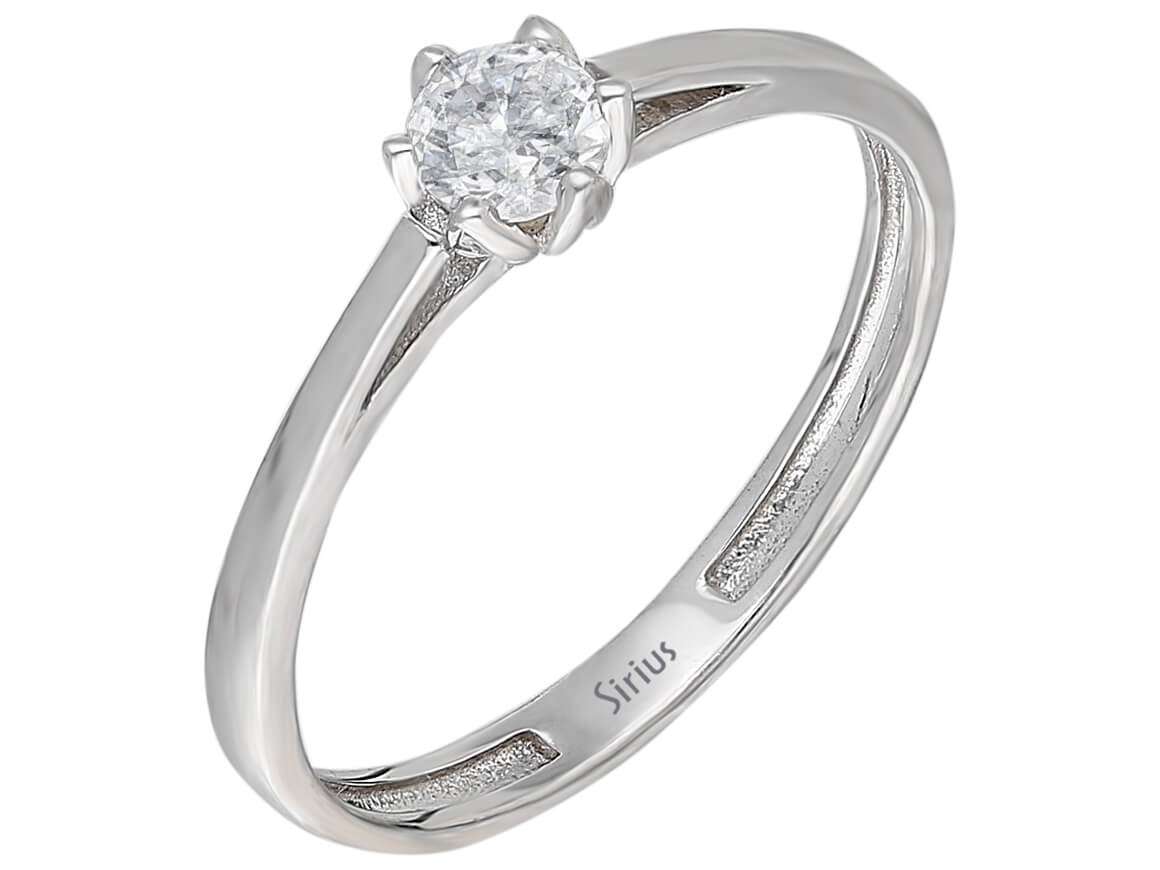 G color 0.50 carat diamond solitaire ring