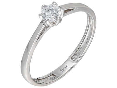 G color 0.50 carat diamond solitaire ring