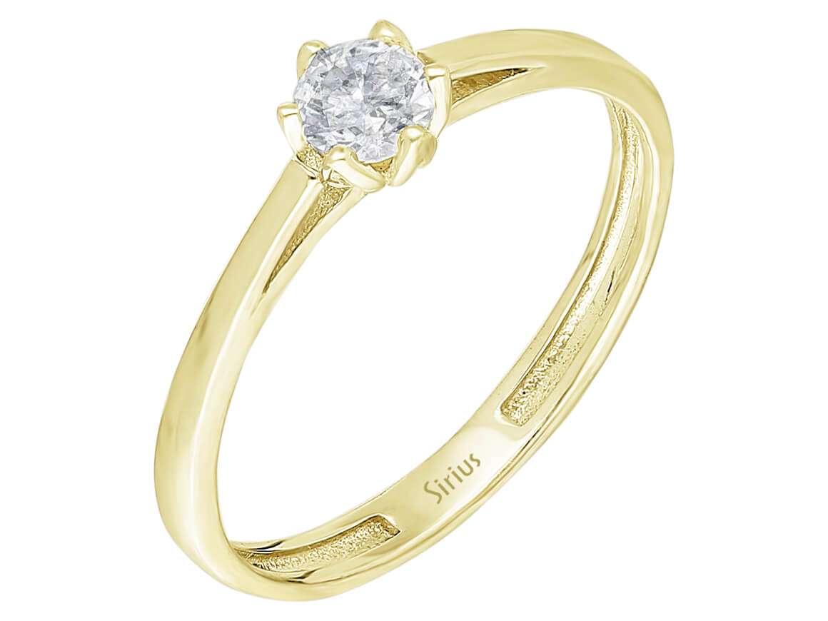 G color 0.50 carat diamond solitaire ring