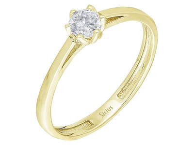 G color 0.50 carat diamond solitaire ring
