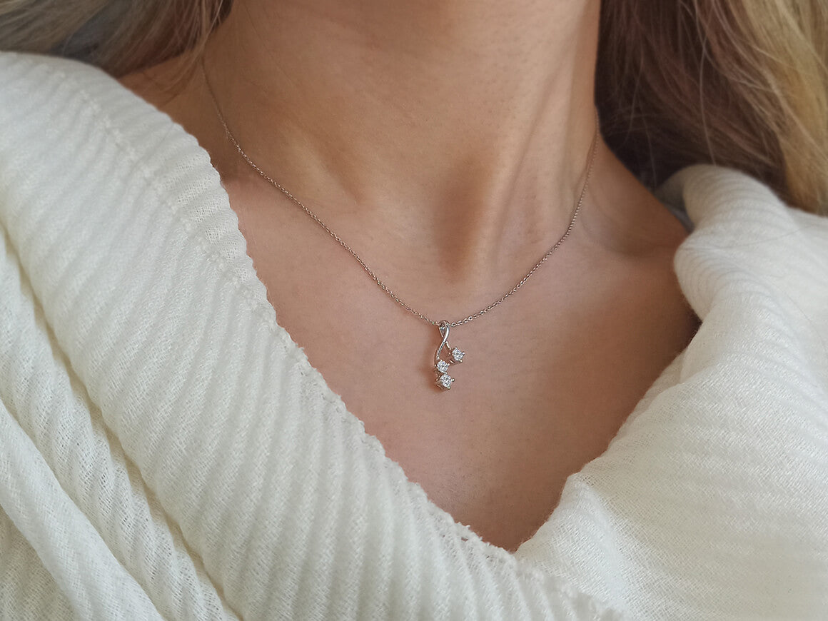 Collier Tria 0,23 carat