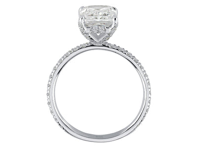Diamond and white topaz Venus Amara ring