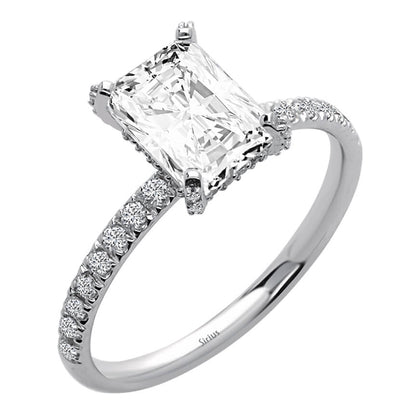 Diamond and white topaz Venus Jasmine ring