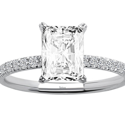 Diamond and white topaz Venus Jasmine ring