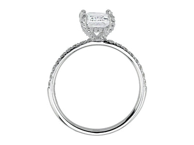 Diamond and white topaz Venus Jasmine ring