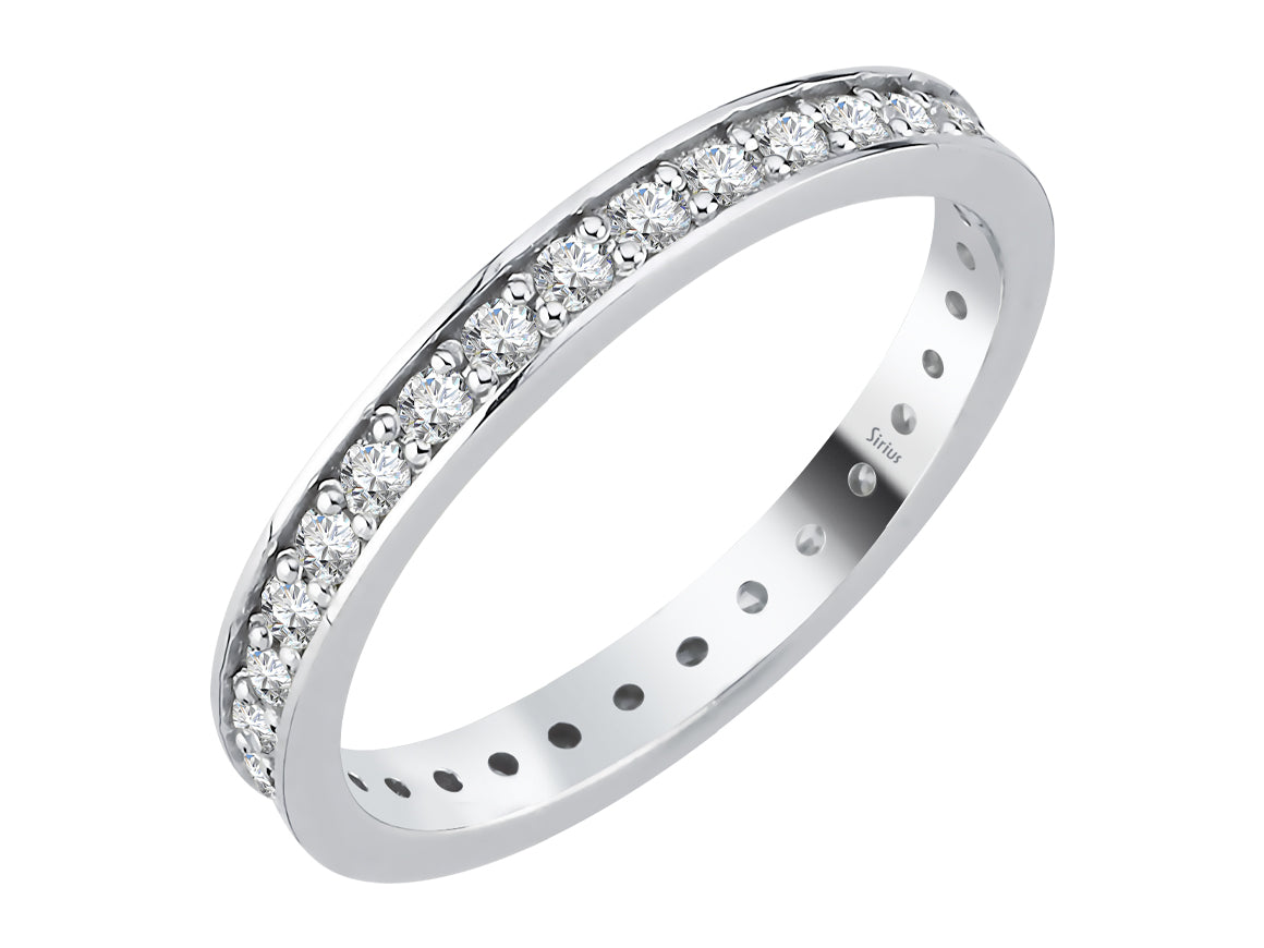 Diamant Memory Ring - handgefertigter Diamantschmuck aus Feingold | Sirius Diamant