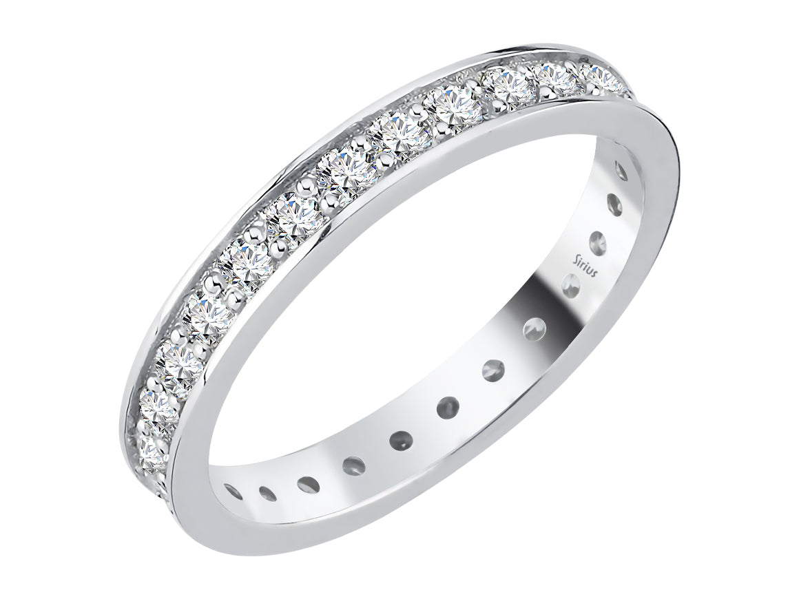 Diamant Memory Ring - handgefertigter Diamantschmuck aus Feingold | Sirius Diamant