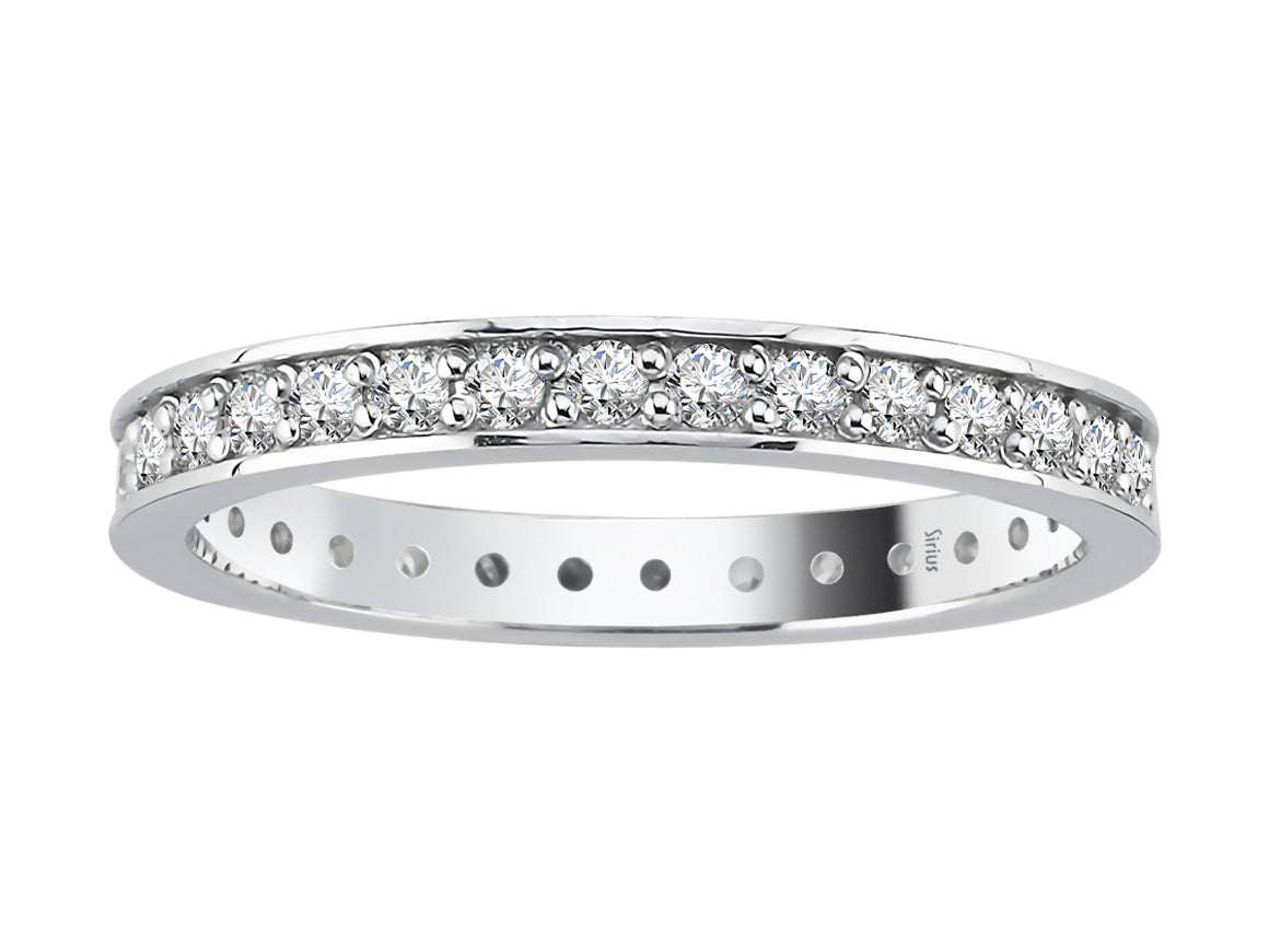 Diamant Memory Ring - handgefertigter Diamantschmuck aus Feingold | Sirius Diamant