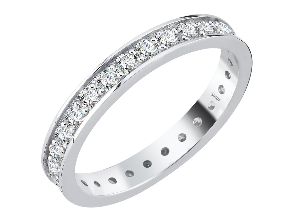 Diamant Memory Ring - handgefertigter Diamantschmuck aus Feingold | Sirius Diamant