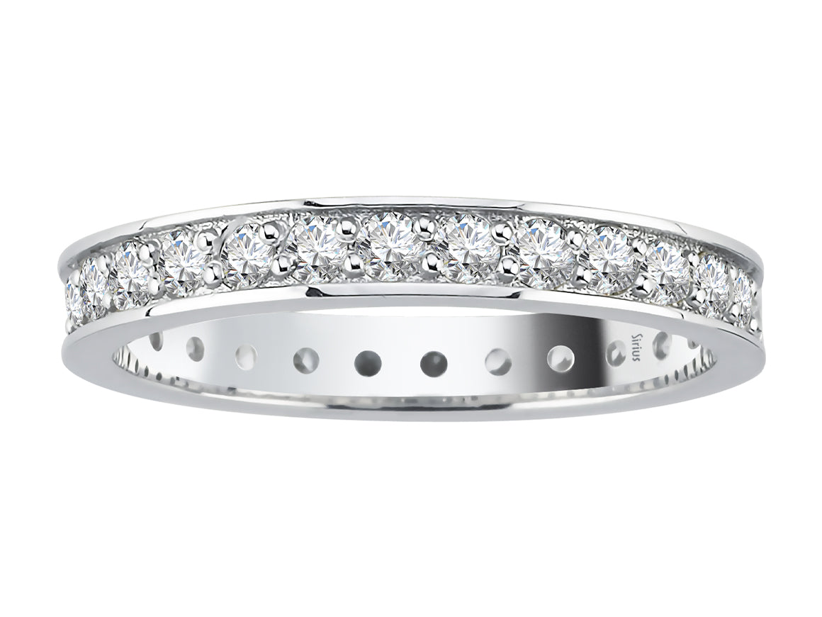 Diamant Memory Ring - handgefertigter Diamantschmuck aus Feingold | Sirius Diamant