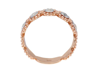 0.35 carat 5 diamonds vintage alliance