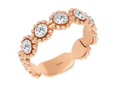 0.35 carat 5 diamonds vintage alliance